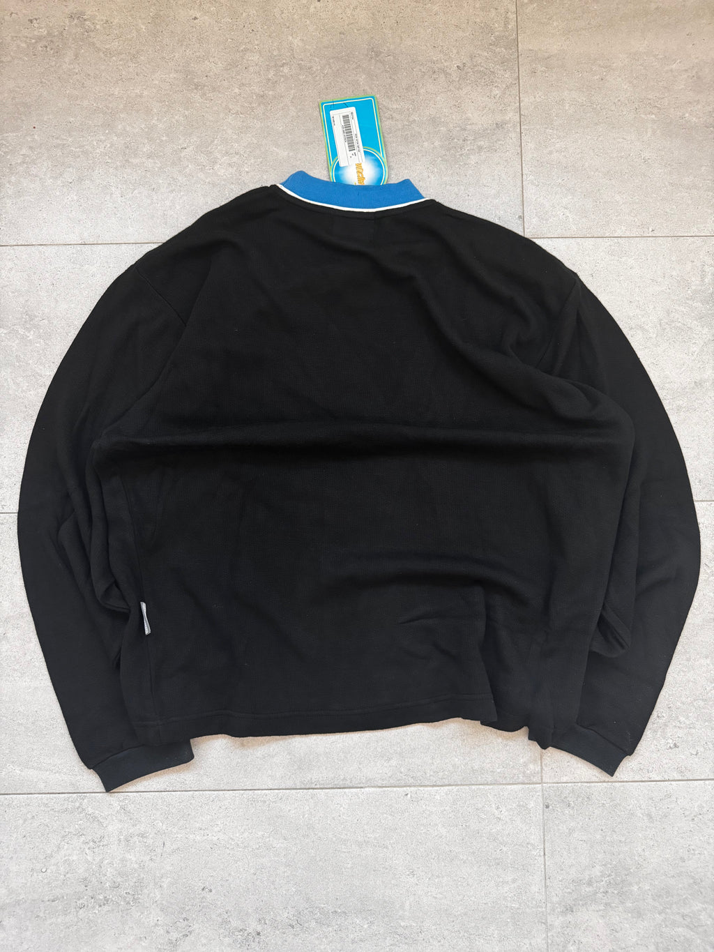 90s Gotcha sweatshirt tag detail — genuine brand new with tags deadstock surfwear