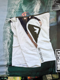 Y2K Quiksilver boardshorts white/khaki size 36 – front view
