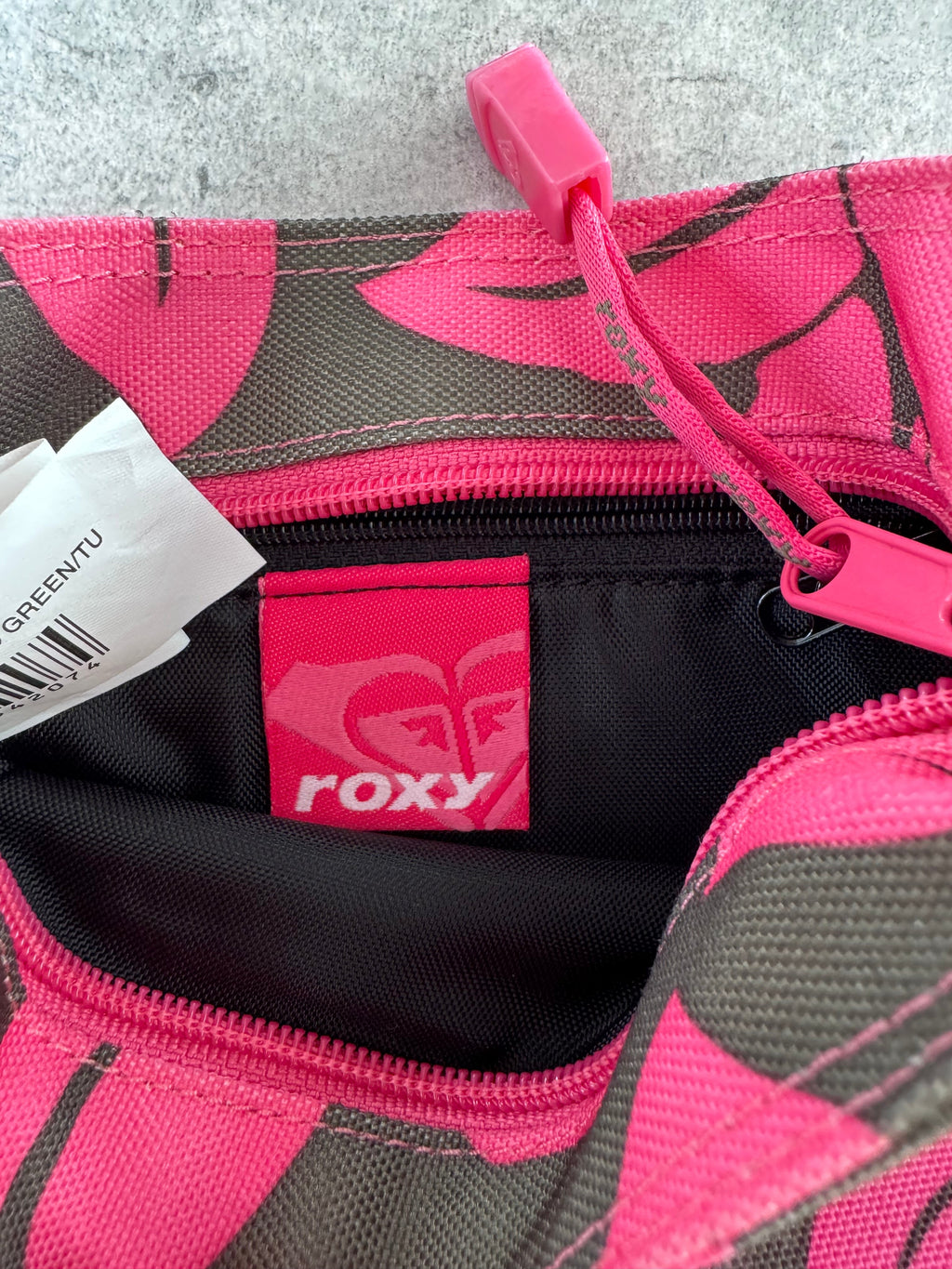 Y2K Roxy bag pink/brown – detail view