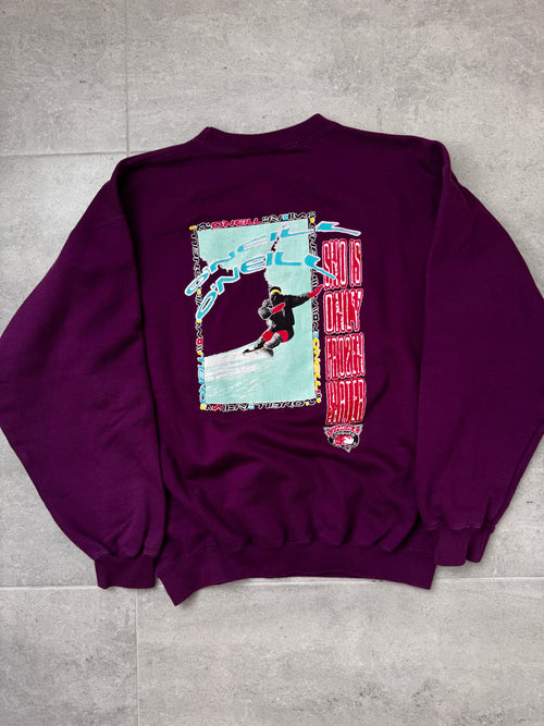 90s O'Neill vintage sweatshirt, back view