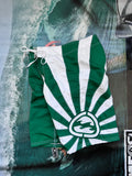Y2K Billabong Andy Irons boardshorts green/white size 28 – front view