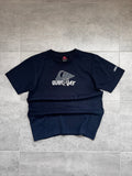 Vintage Y2K Quiksilver T-shirt in navy, front view