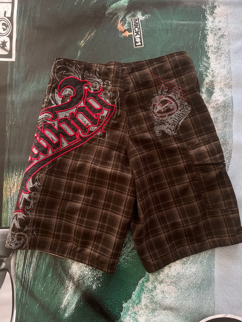 Y2k Billabong Plaid  Boardshorts (30)