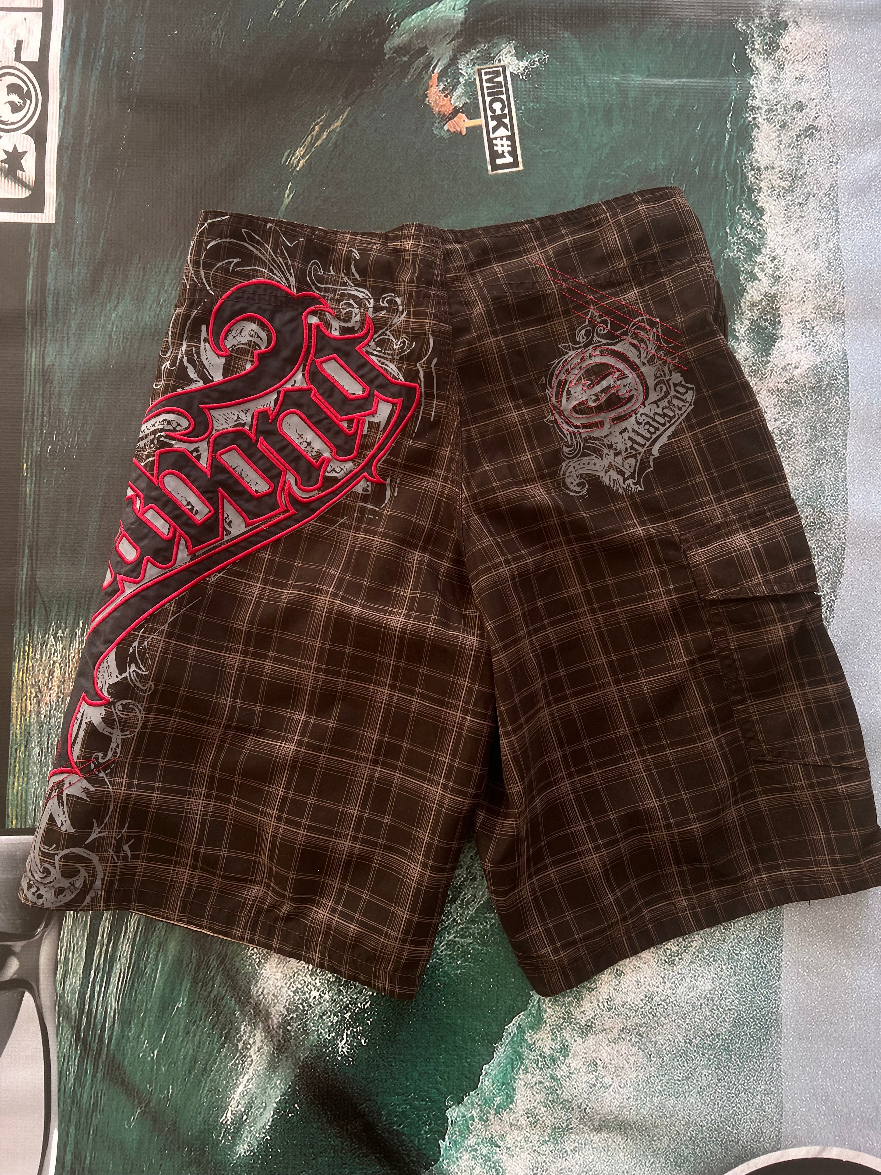 Y2k Billabong Plaid  Boardshorts (30)