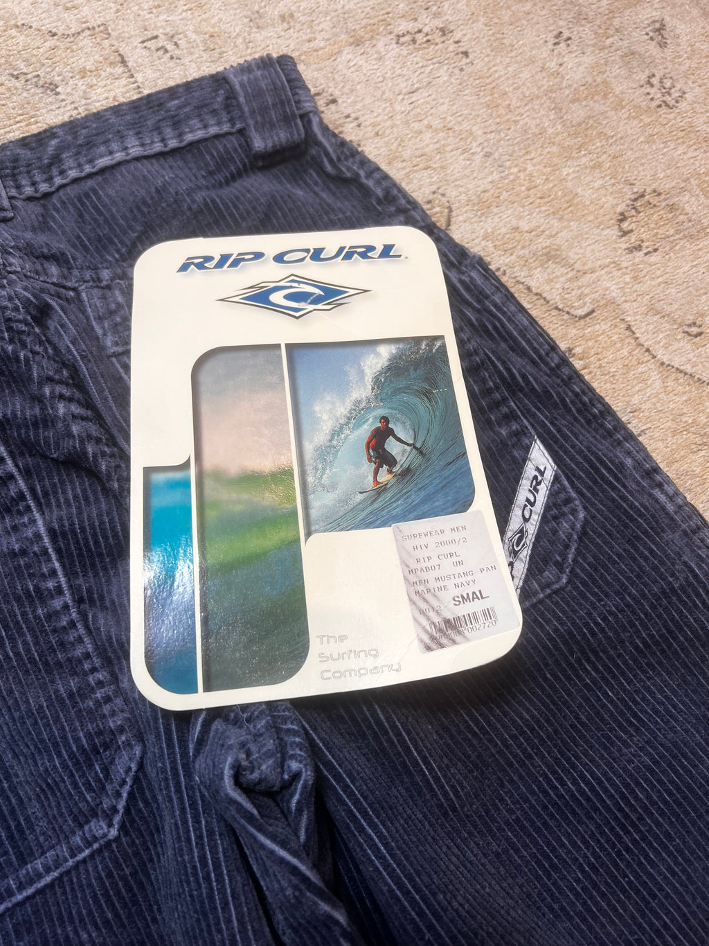 Y2K Rip Curl Corduroy Pants (S) DEADSTOCK