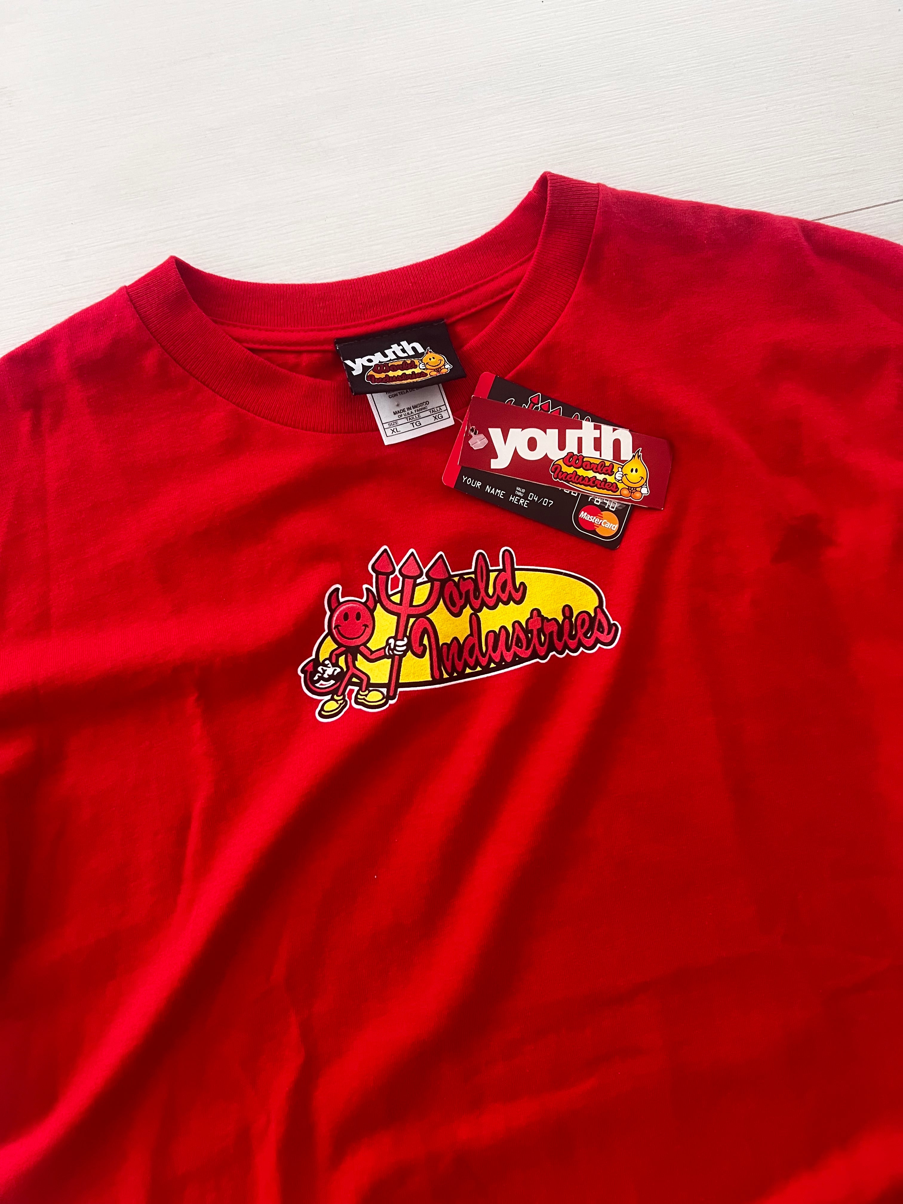 World Industries T-Shirt Size (XL Youth- Fit S/M) *DEADSTOCK