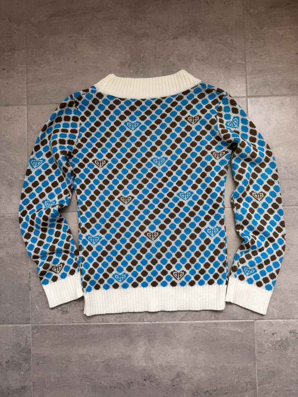Vintage Y2K Roxy knit sweatshirt, brand label detail