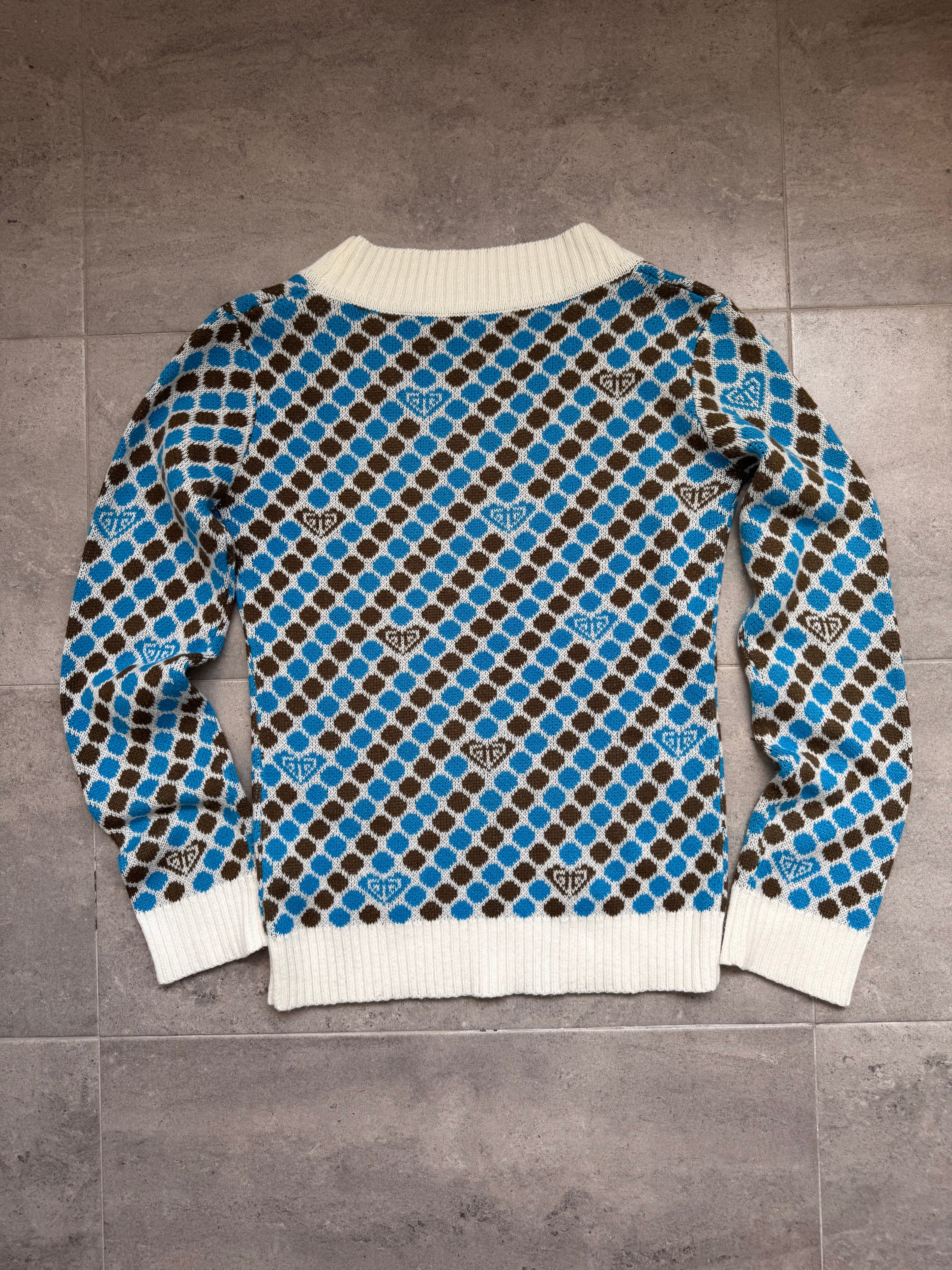 Vintage Y2K Roxy knit sweatshirt, brand label detail