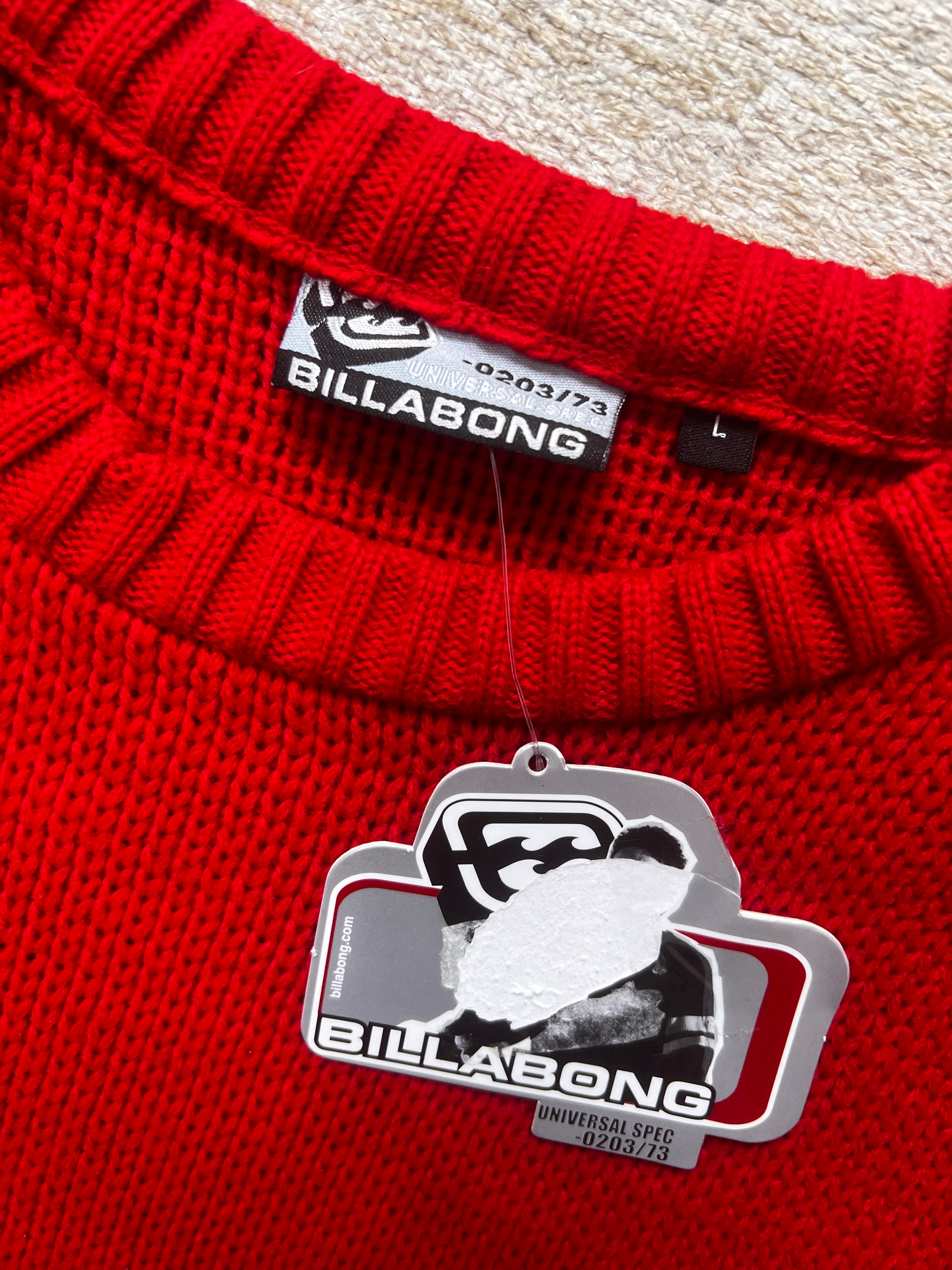 00’s Billabong Knit Jumper (Size L) *DEADSTOCK*