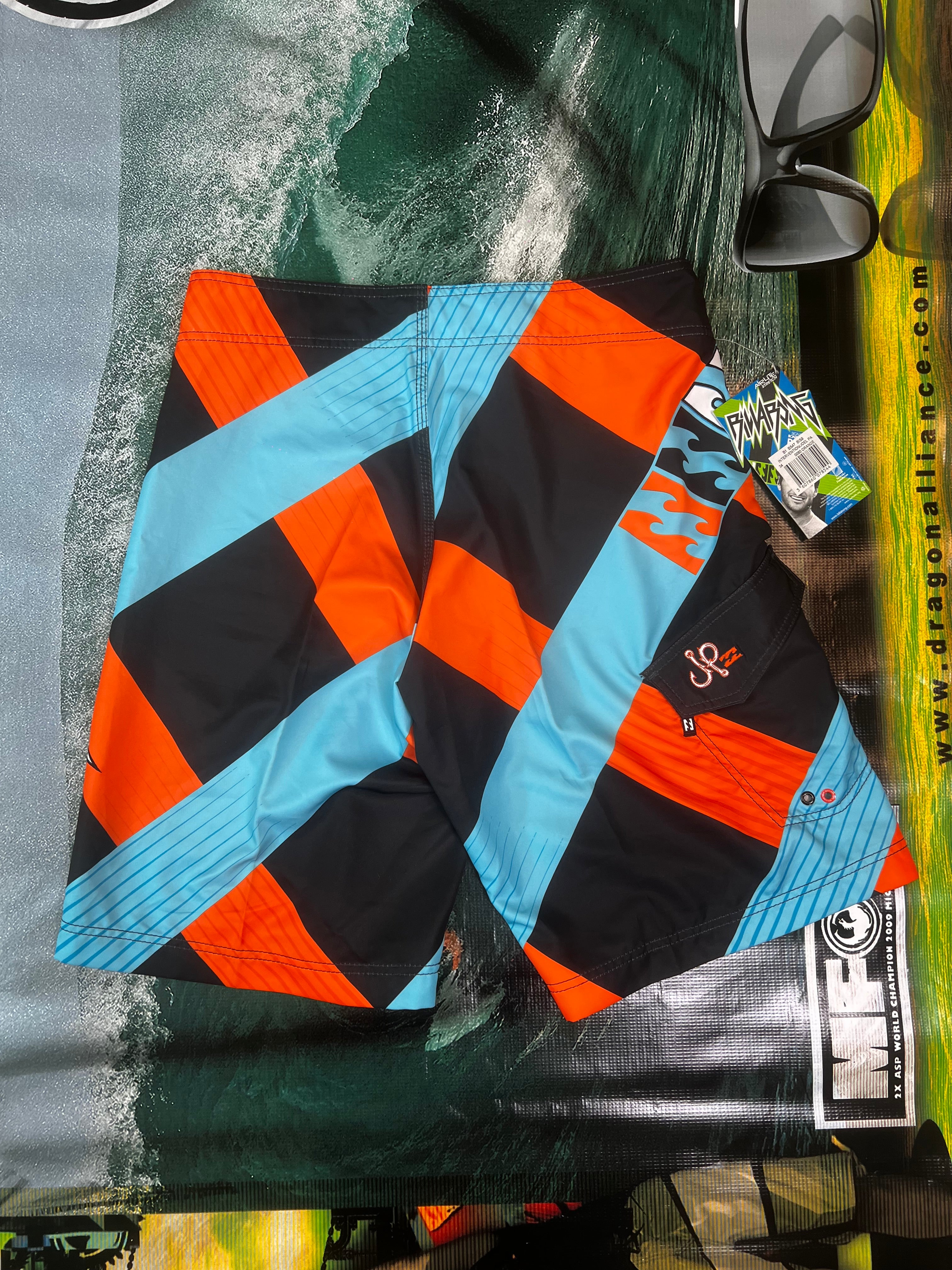 Y2K Billabong "Joel Parko - OG Signature Series Boardshorts (34) * DEADSTOCK