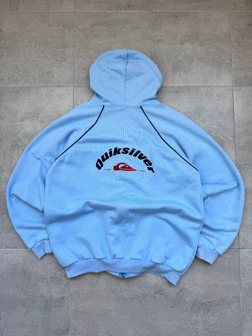 90s Quiksilver vintage surf sweatshirt, blue, size XL — back