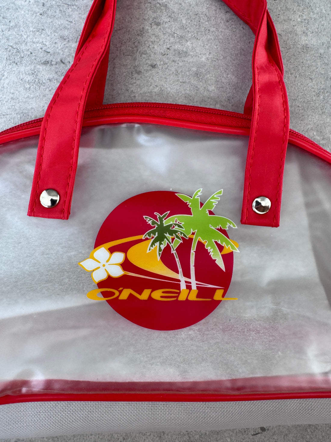 Y2K O'Neill bag red – detail view