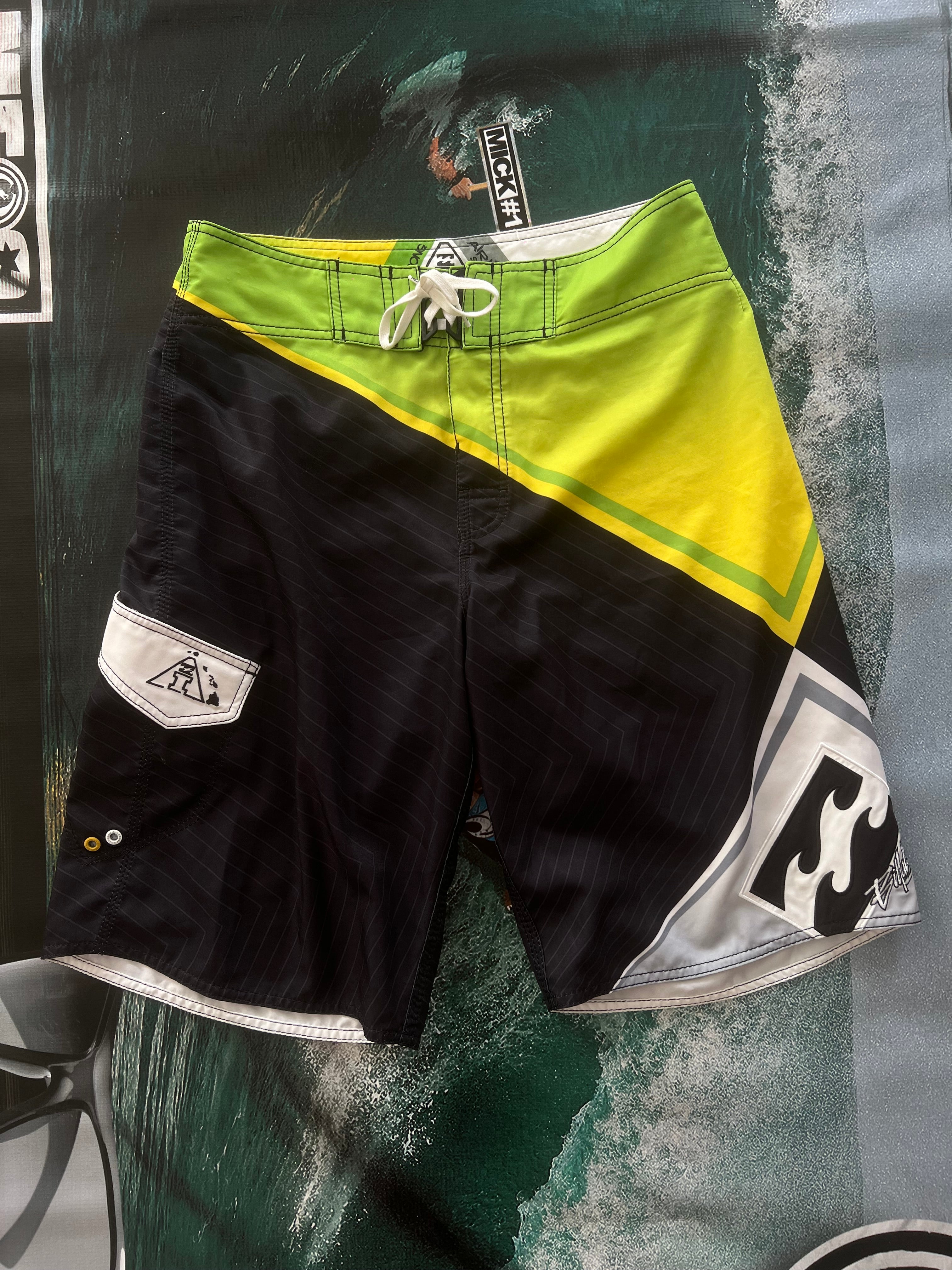Y2K Billabong "Andy Irons - Prism Signature Series" Boardshorts (30")