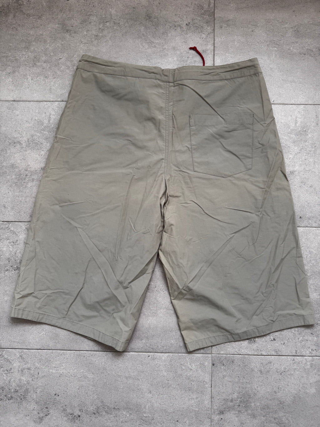 Y2K Billabong vintage shorts tag — genuine vintage surfwear Backwash VTG