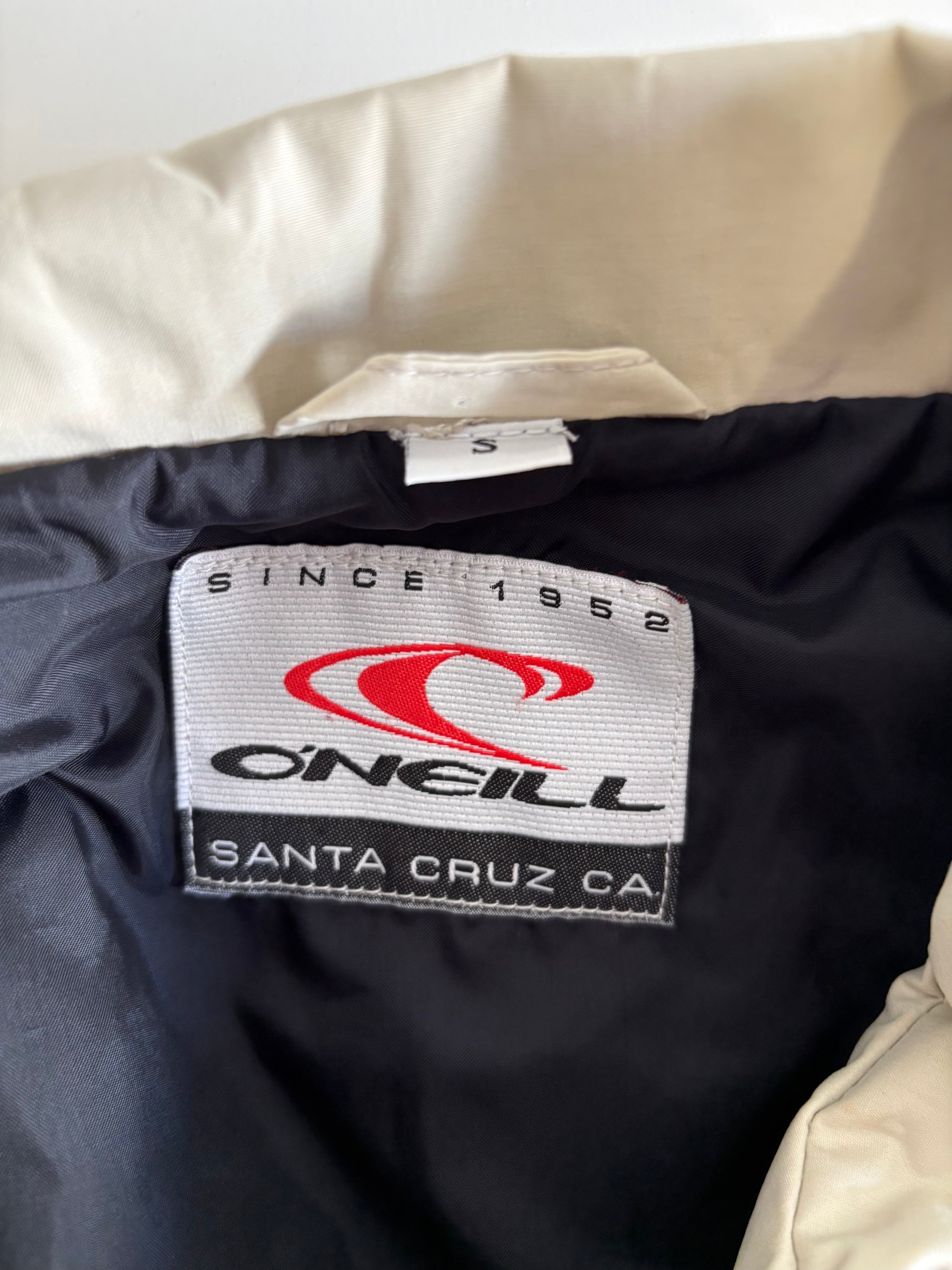 2000’s O’Neill Beige Zip Jacket Surf Skate Clean (S)