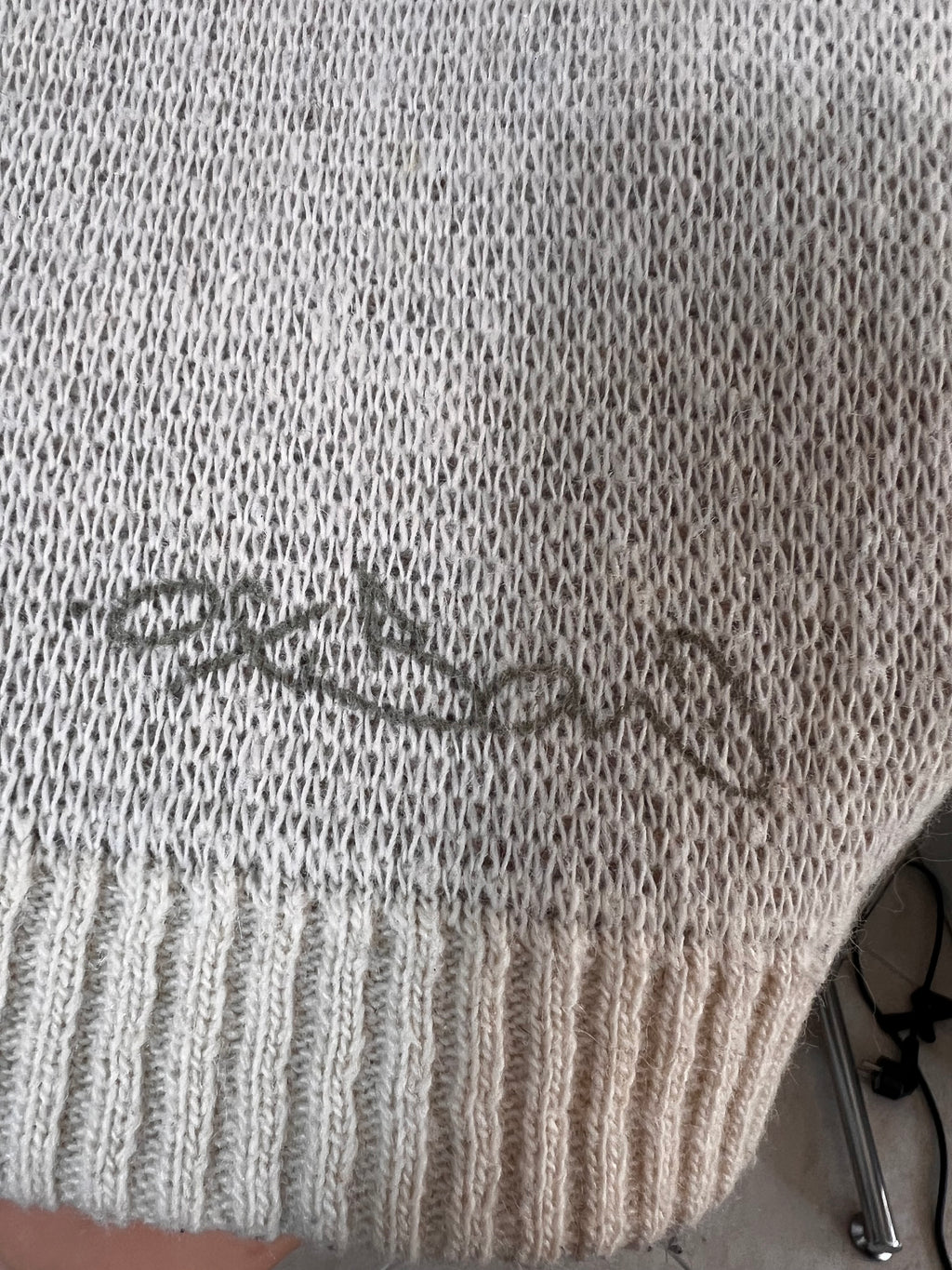 Y2K Oxbow Geometric Knit Sweater (S)