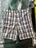 Y2K Hurley Plaid Boardshorts (32) * DEADSTOCK
