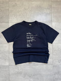 Deadstock Y2K Quiksilver t-shirt, navy, size M - front