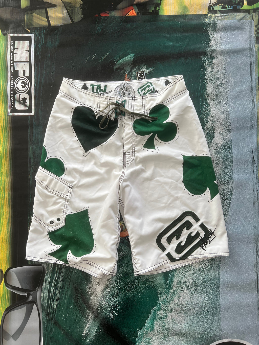 Y2K Billabong "Taj Burrow - Royal Flush Signature Series Boardshorts (31)
