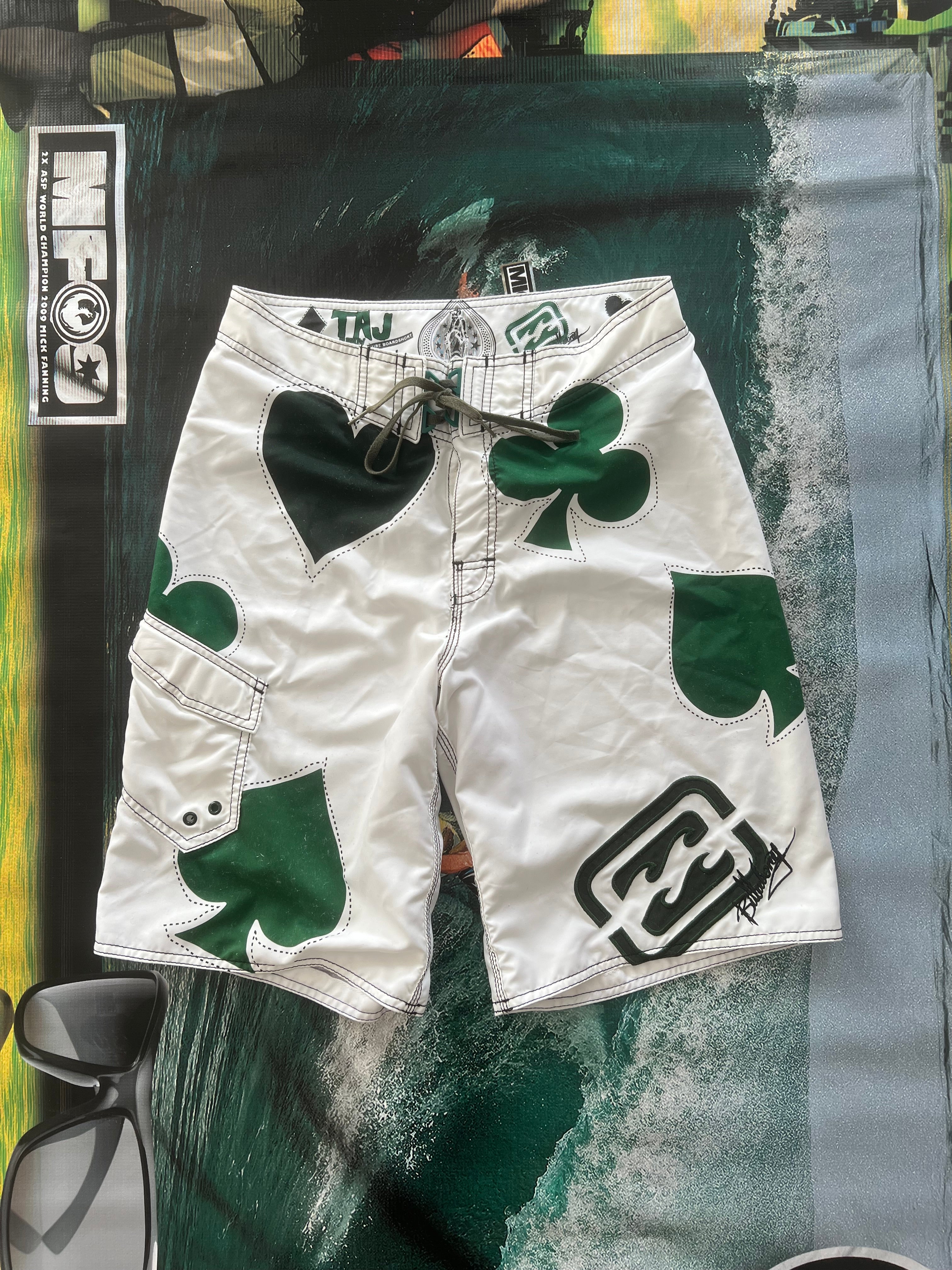 Y2K Billabong "Taj Burrow - Royal Flush Signature Series Boardshorts (31)
