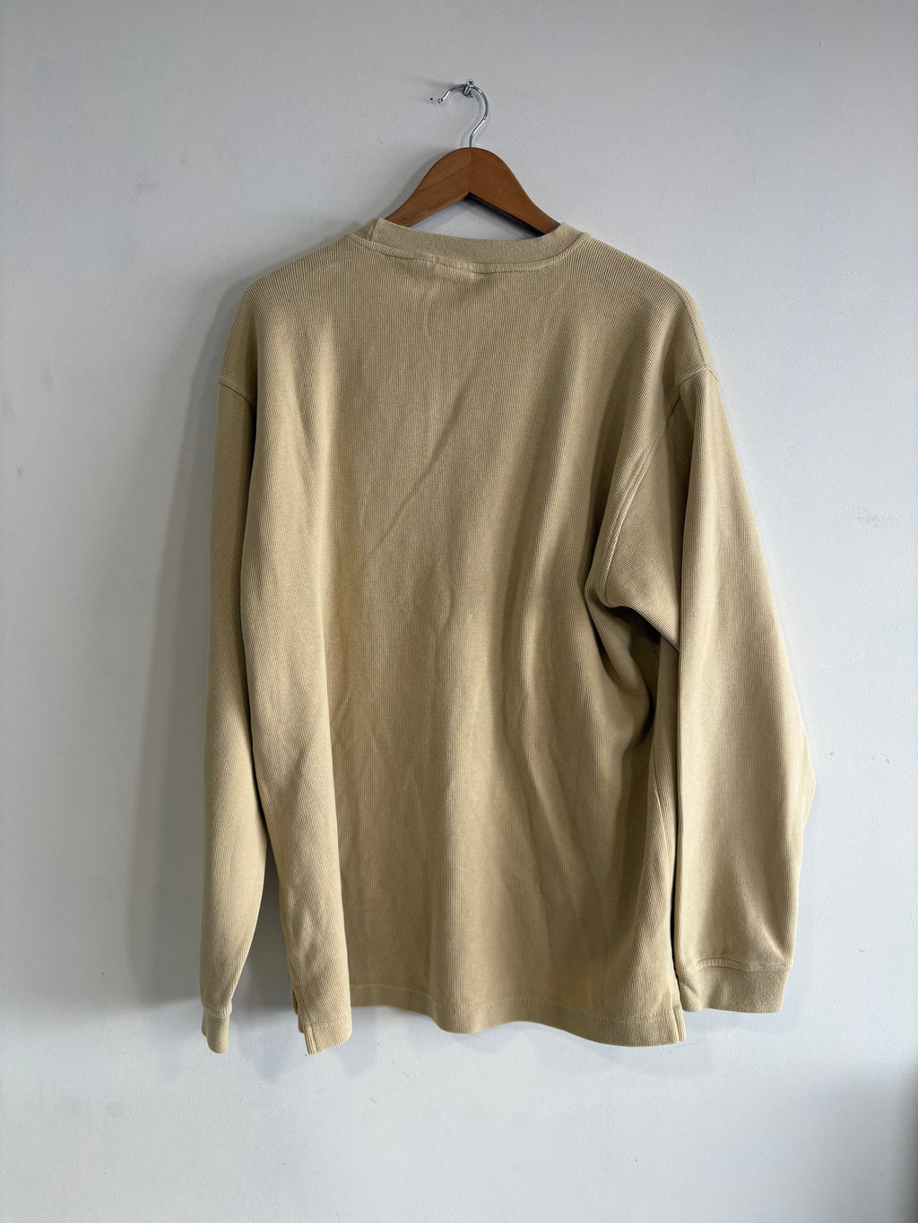 2000’S Billabong Crewneck Beige Embroidered Logo (M)