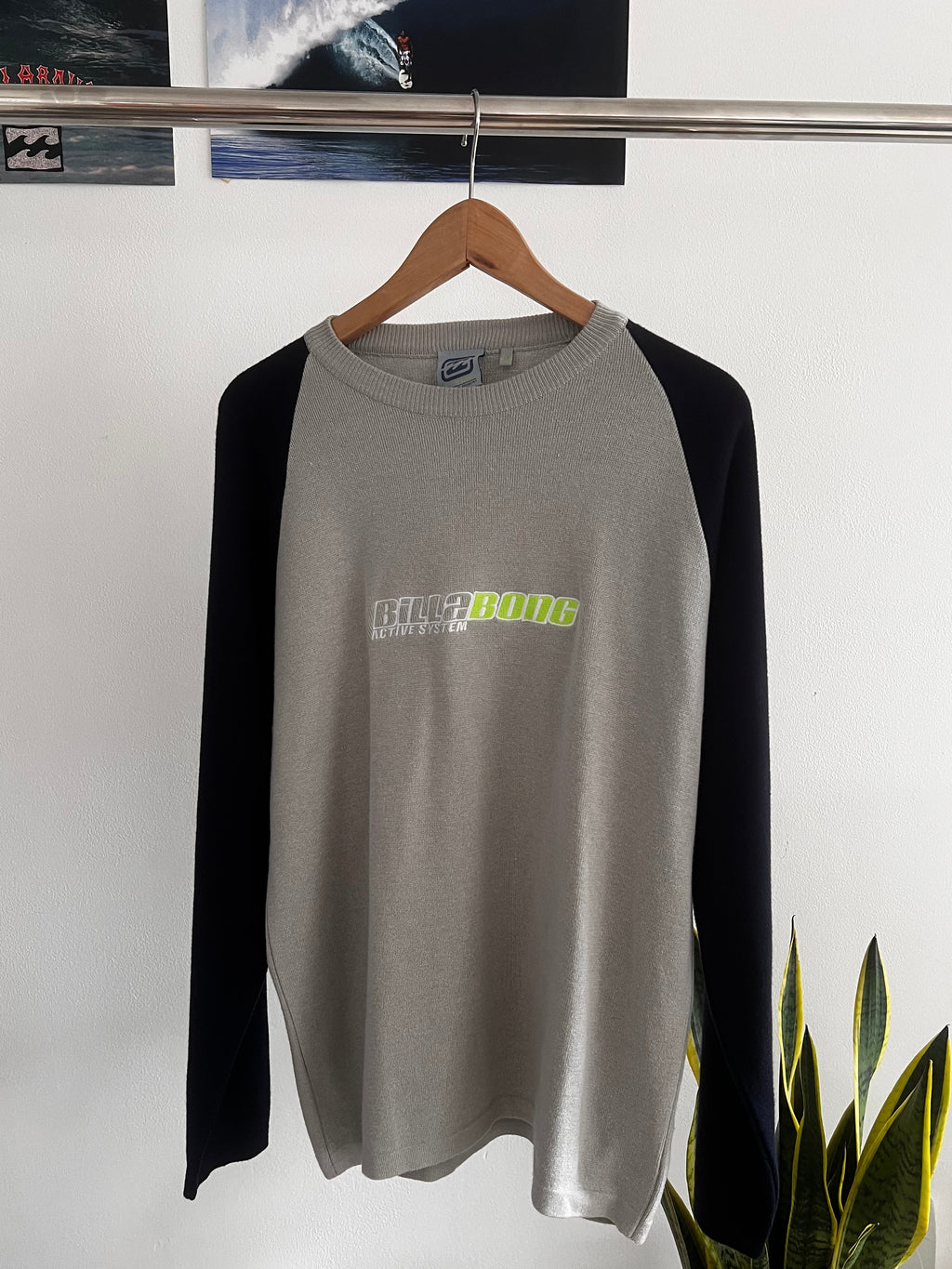 Y2K Billabong Active System Knit Sweater (M) *DEADSTOCK