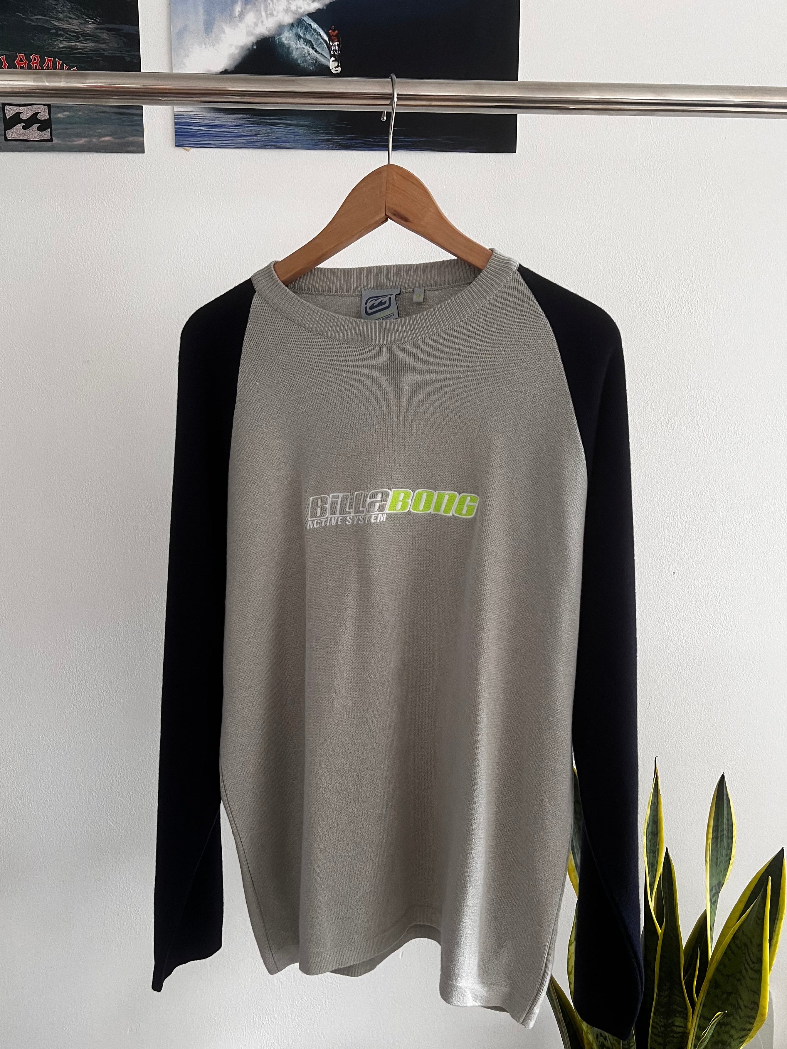 Y2K Billabong Active System Knit Sweater (M) *DEADSTOCK