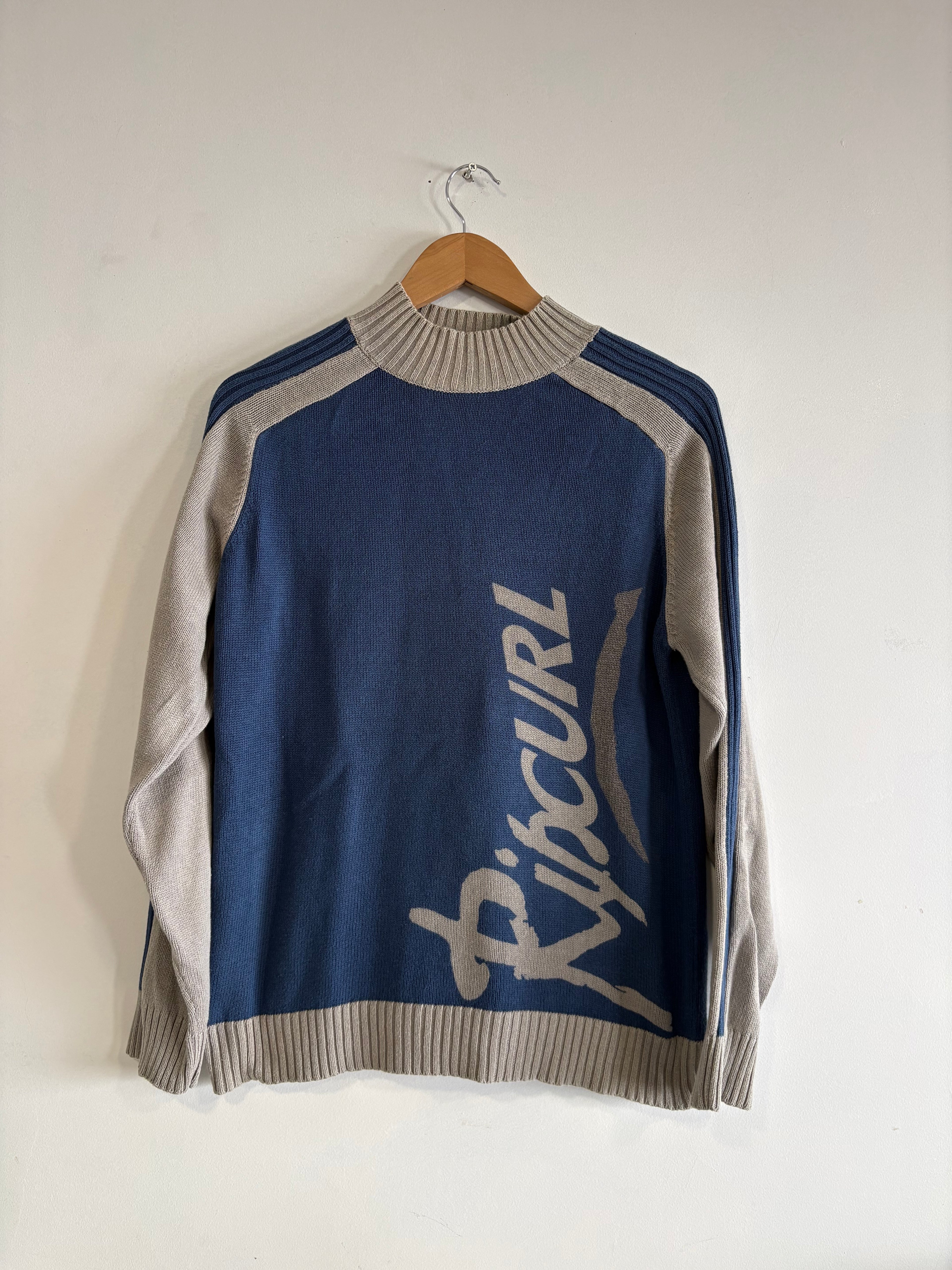 Y2K Rip Curl Knit Sweater Big Logo Surf Y2K (16 Years / Fits S)