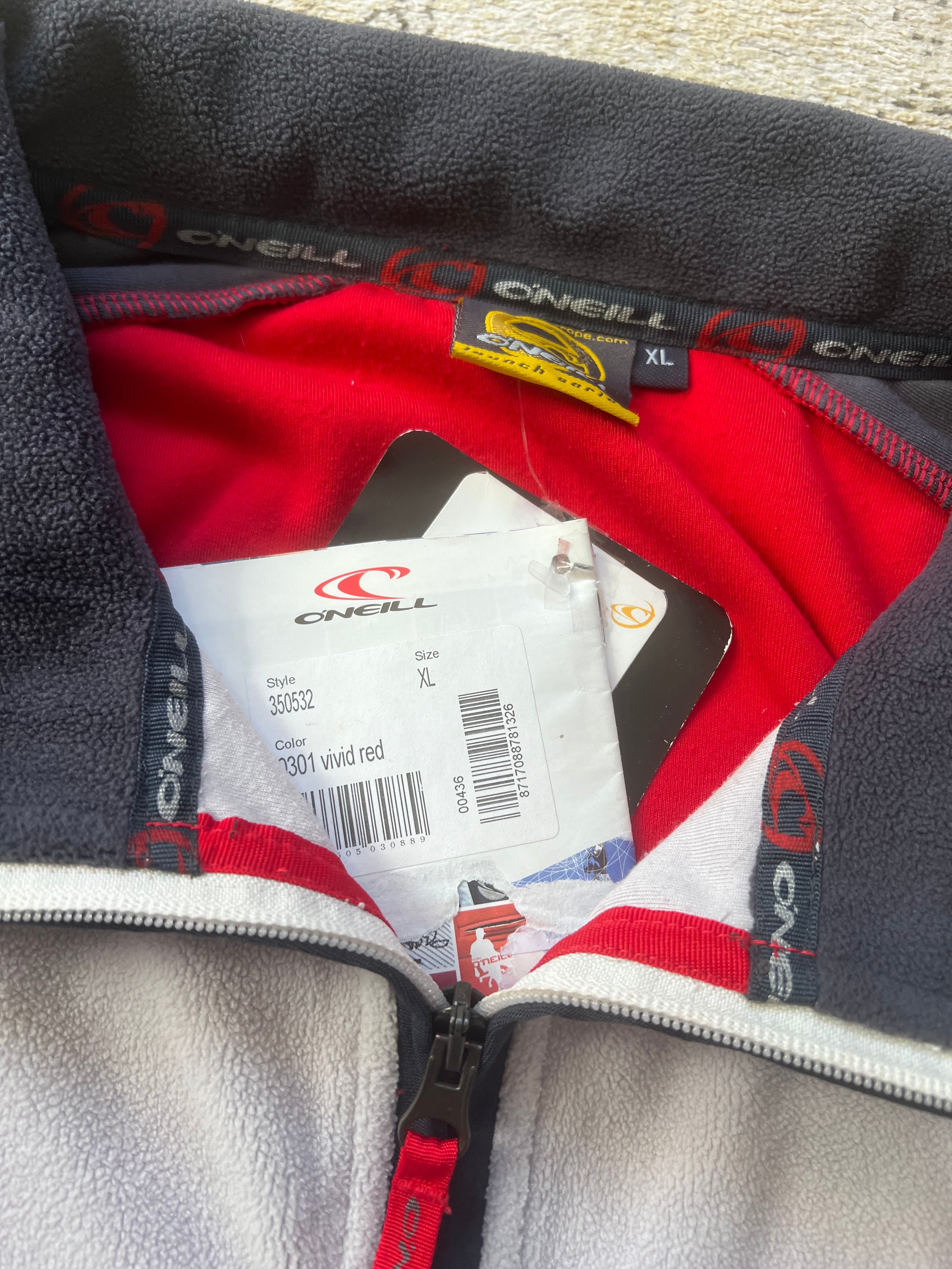 2000’s O’Neill Fleece Quarter Zip Y2K (XL) *DEADSTOCK