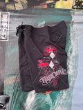 Y2K Rip Curl Opium boardshorts black/red size 34 – front view