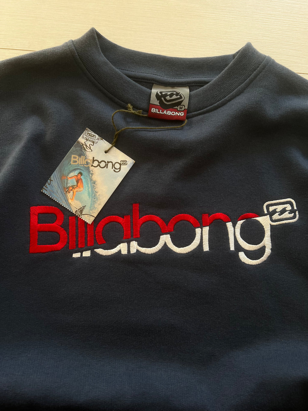2000s Billabong sweatshirt brand new front — NWT authentic vintage surf brand
