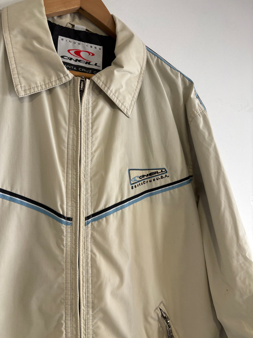 2000’s O’Neill Beige Zip Jacket Surf Skate Clean (S)