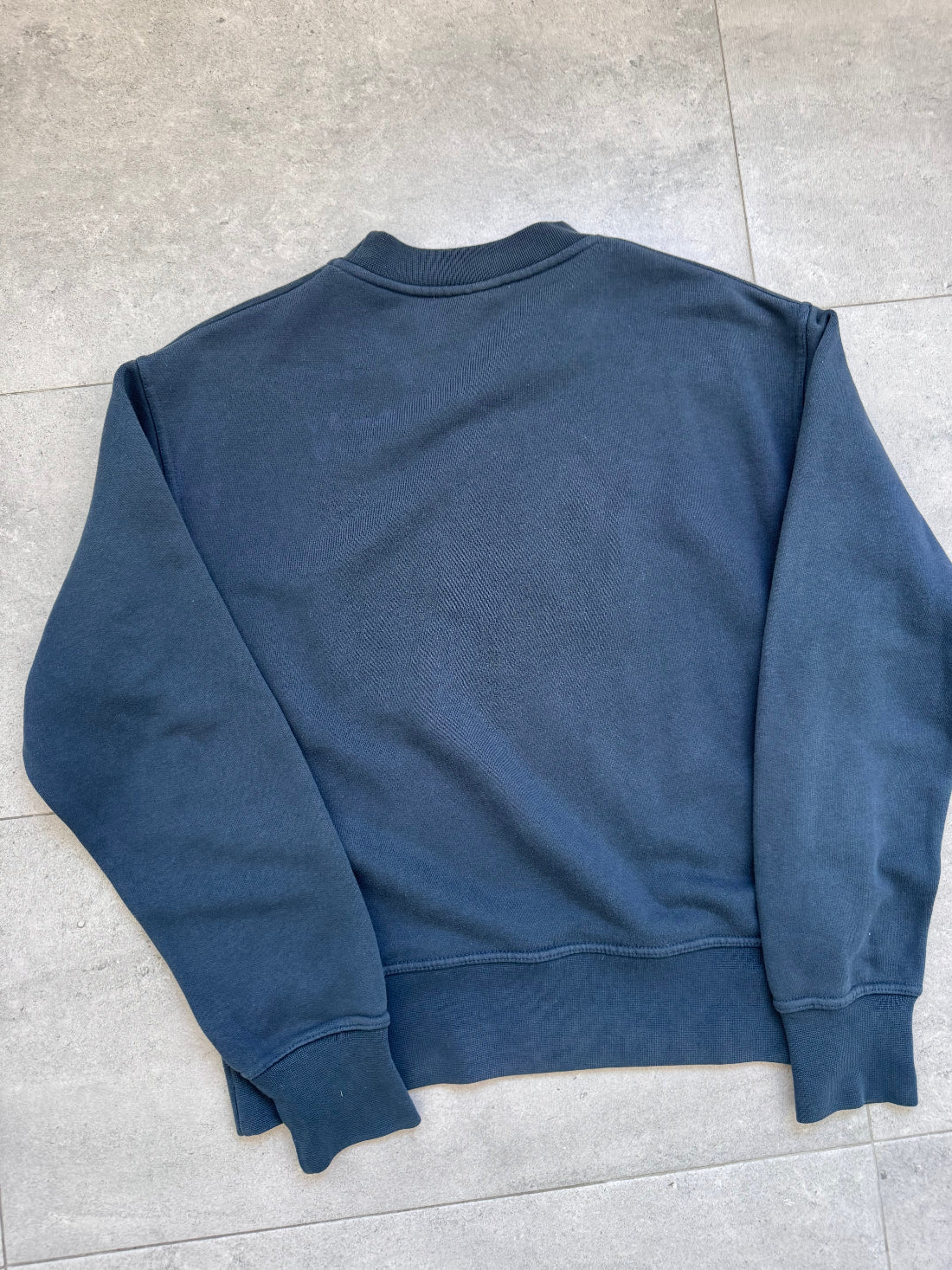 90s Quiksilver vintage crewneck sweatshirt in navy, size S - detail view