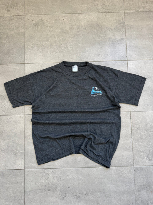 Vintage 90s Quiksilver Kelly Slater t-shirt, dark grey - back