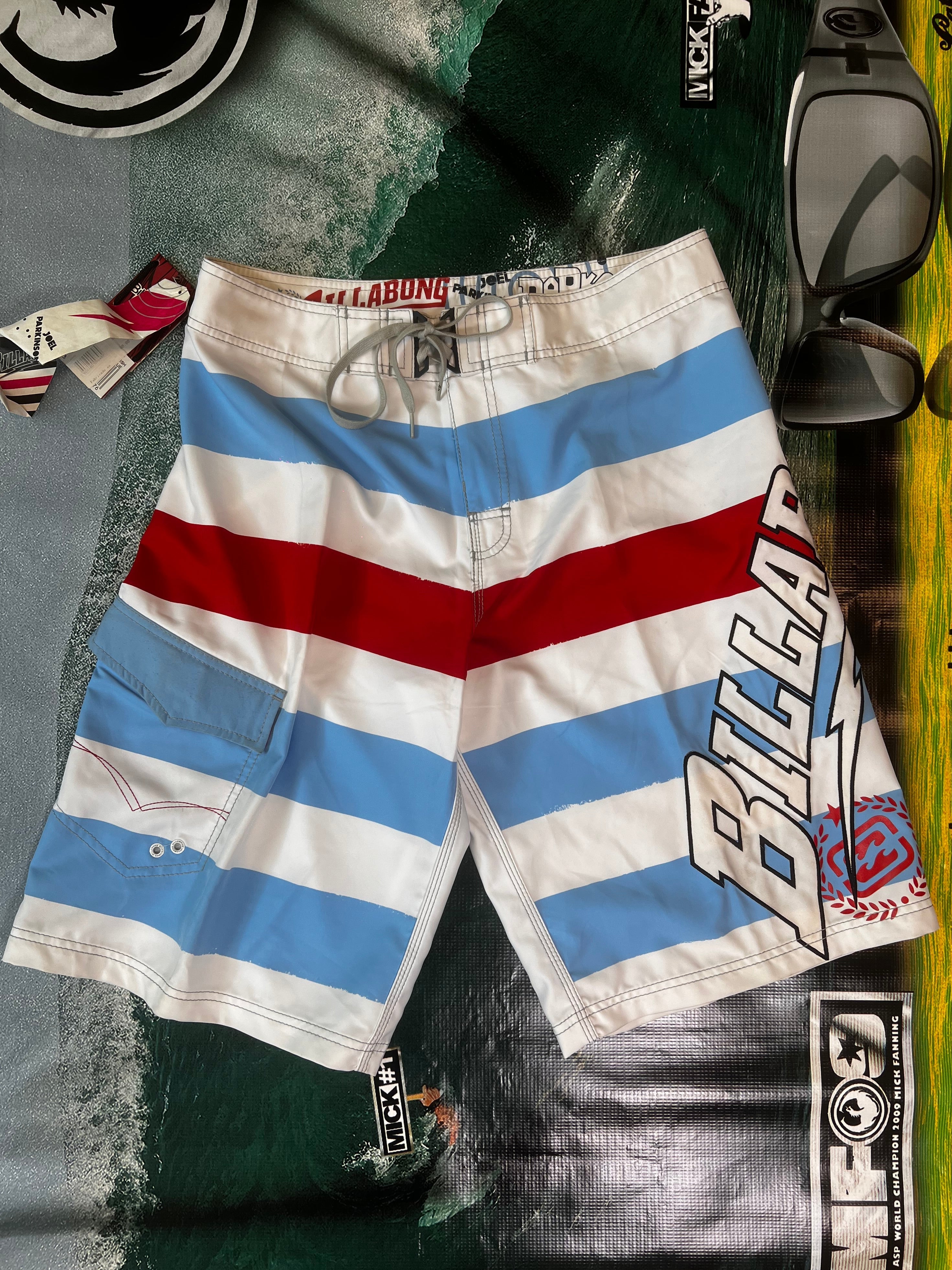 Y2K Billabong "Joel Parko - OG Signature Series Boardshorts (34) DEADSTOCK*