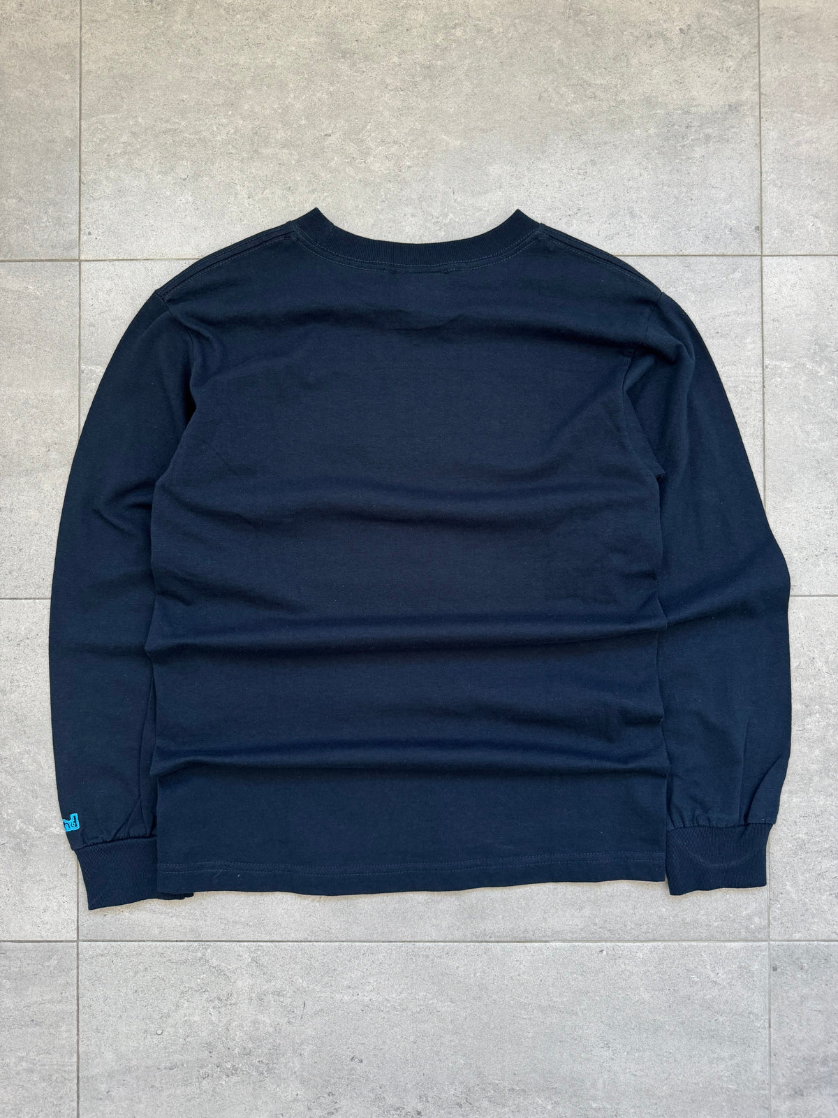 Deadstock Y2K Blind Skateboards long sleeve tee, navy, size S - back