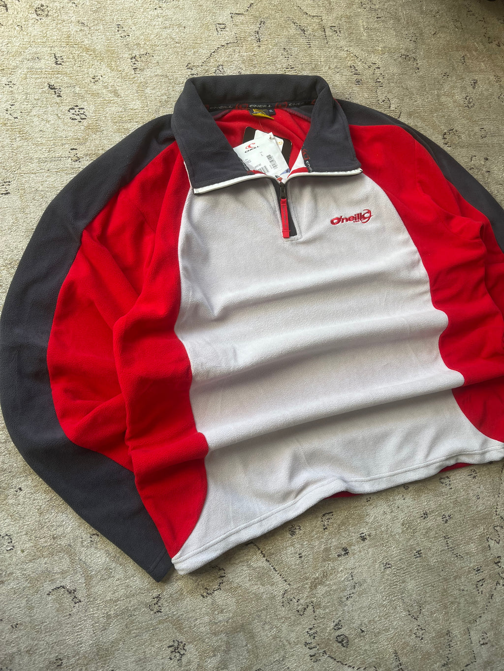2000’s O’Neill Fleece Quarter Zip Y2K (XL) *DEADSTOCK