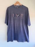 90s O'Neill t-shirt blue grey – front view