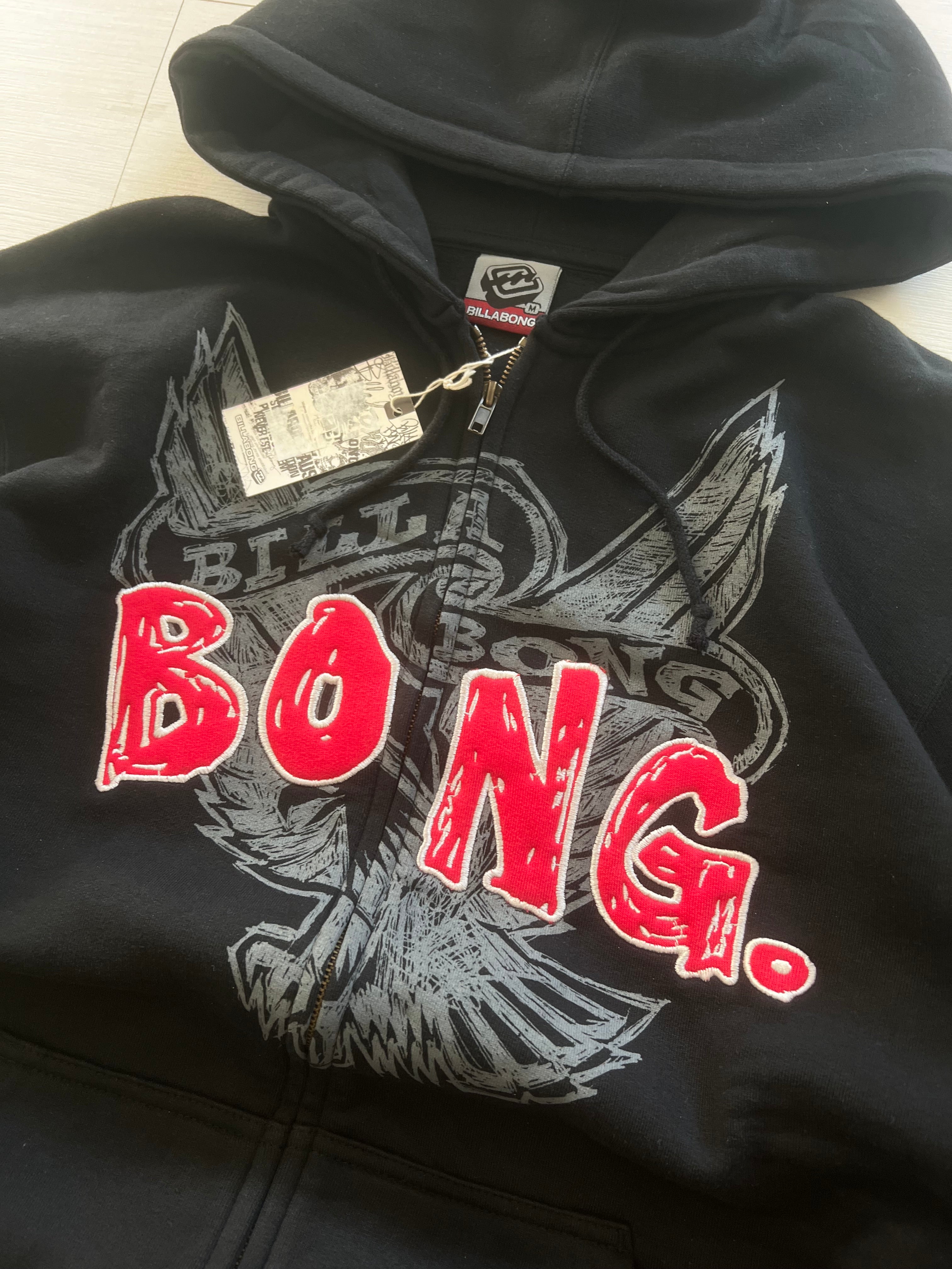 2000s Billabong Bong sweatshirt front — NWT authentic vintage surf brand