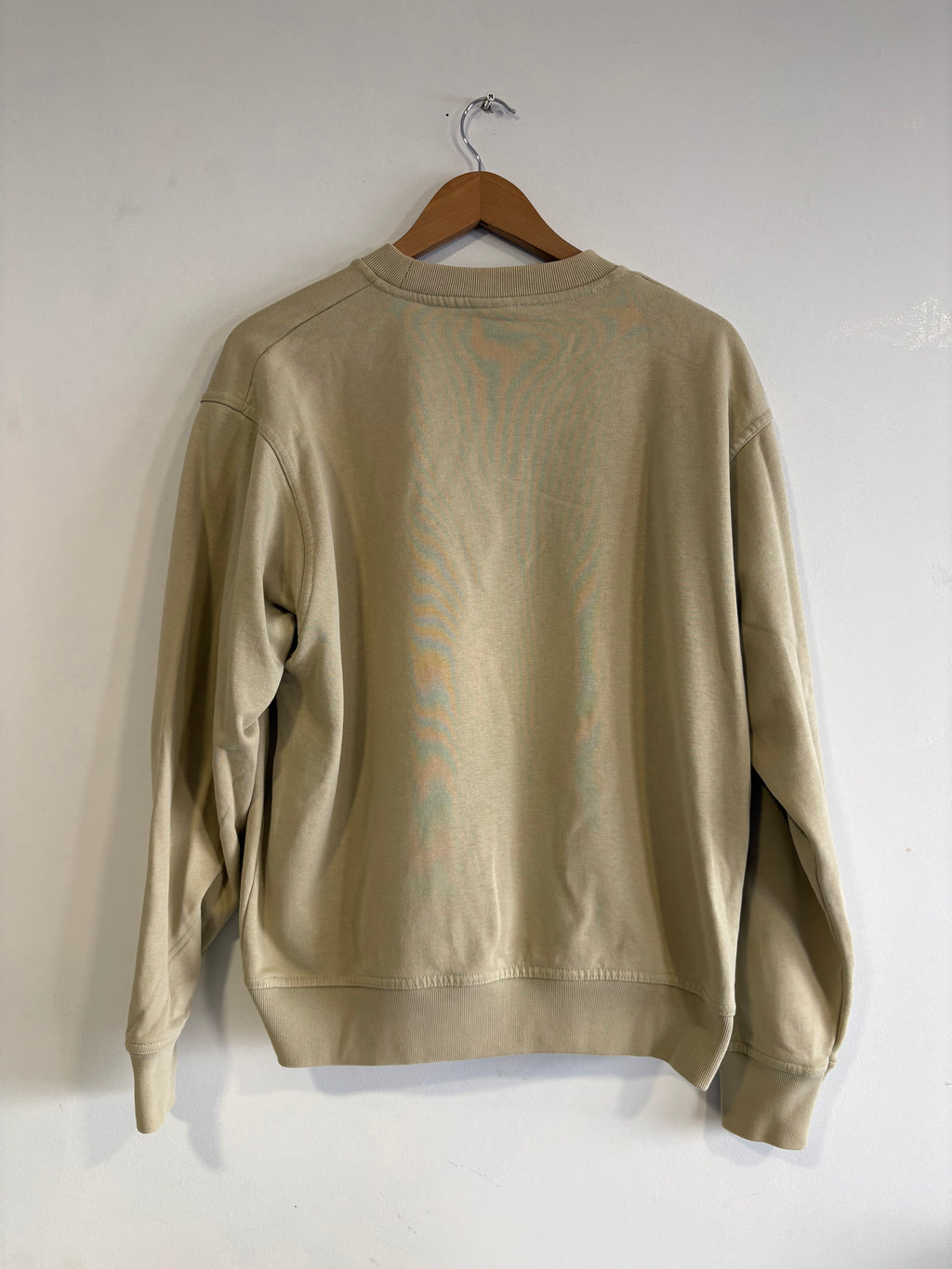 2000’S Quiksilver Crewneck Beige Script Logo (M)