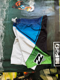 Billabong Andy Irons Airlite boardshorts white blue green black size 14Y
