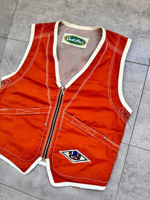Deadstock 90s Gotcha surf vest – back view