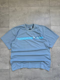 Vintage 1998 Mambo Australia t-shirt, light blue, size L - front