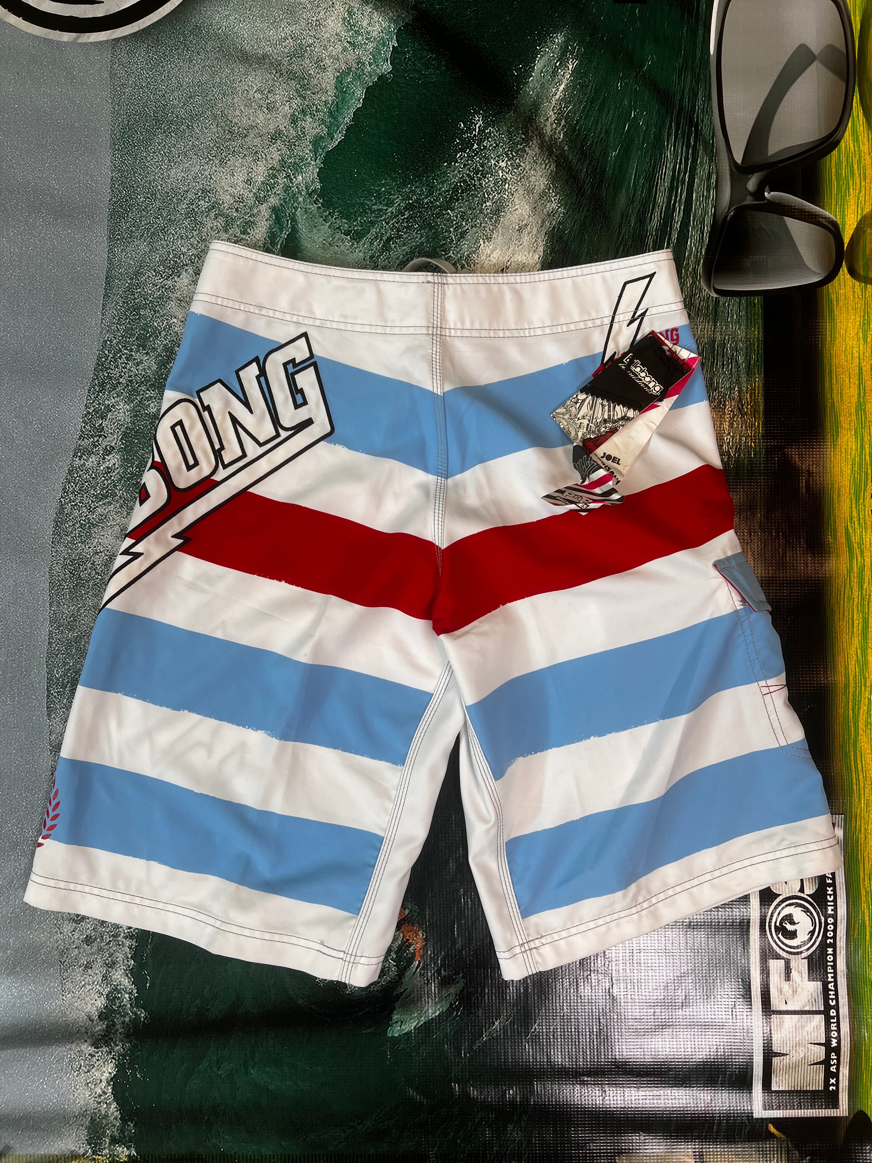 Y2K Billabong Joel Parko - OG Signature Series Boardshorts (32) DEADSTOCK