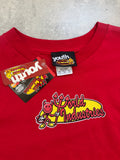 Deadstock Y2K World Industries t-shirt, red, size S - front