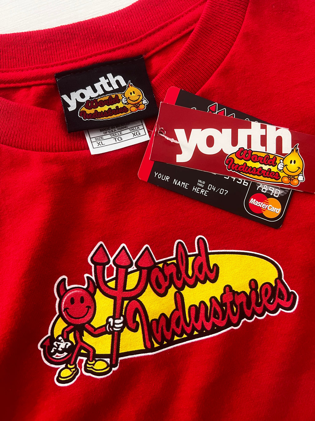 World Industries T-Shirt Size (XL Youth- Fit S/M) *DEADSTOCK