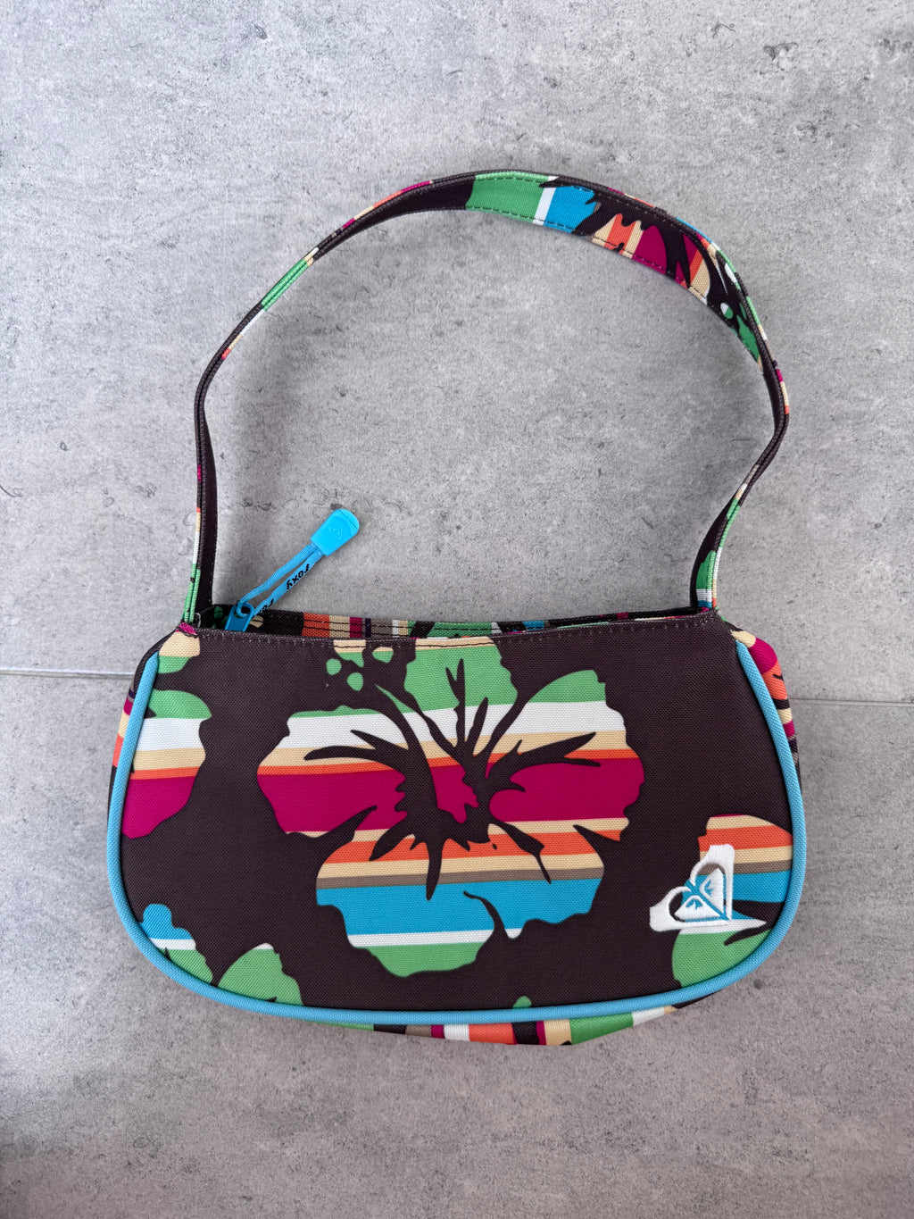 Y2K Roxy bag brown/multicolor – front view