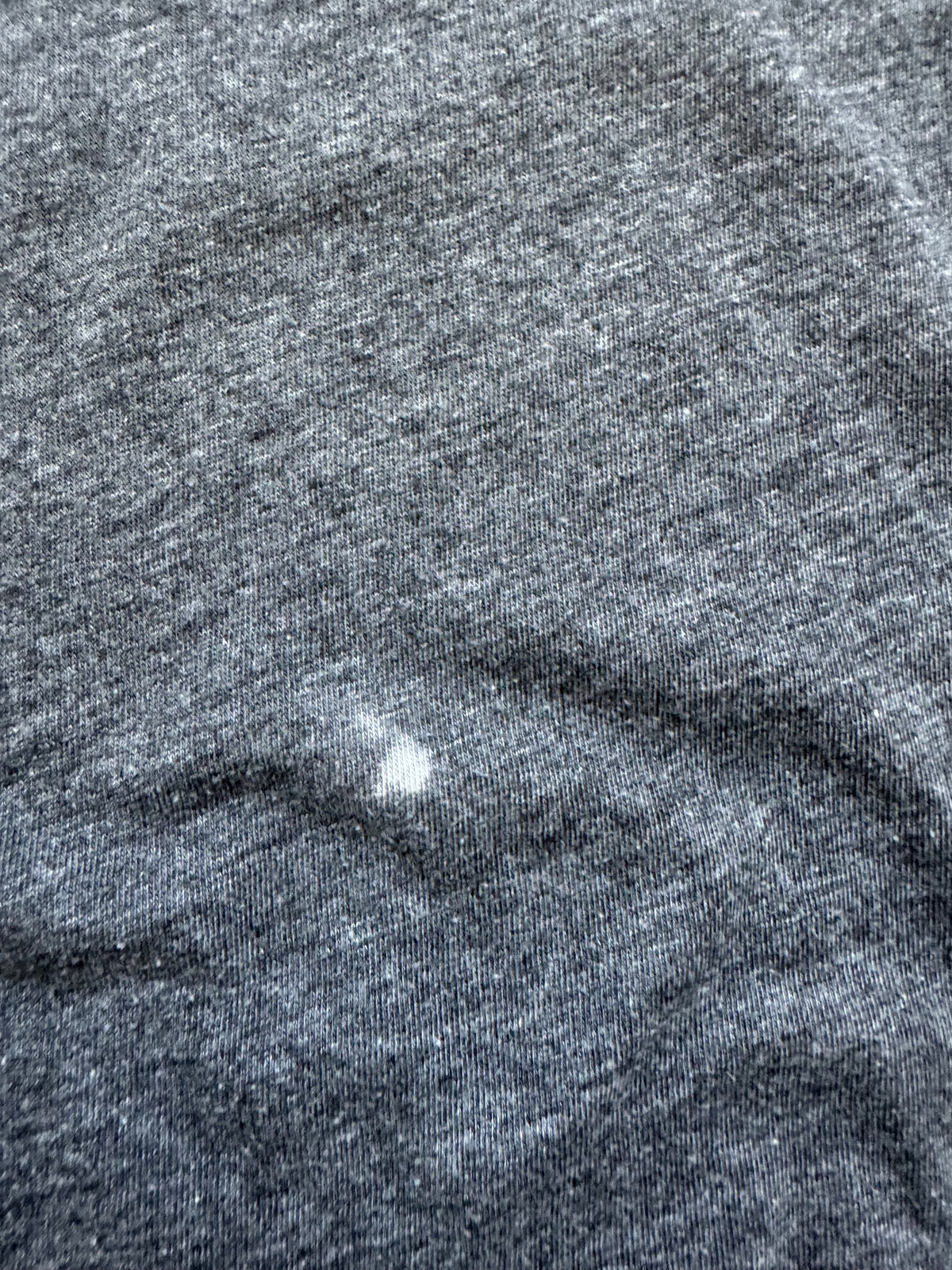 Vintage Quiksilver Kelly Slater t-shirt, dark grey - small bleach stain detail