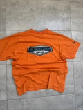 Vintage Y2K Quiksilver t-shirt, orange, size S - front