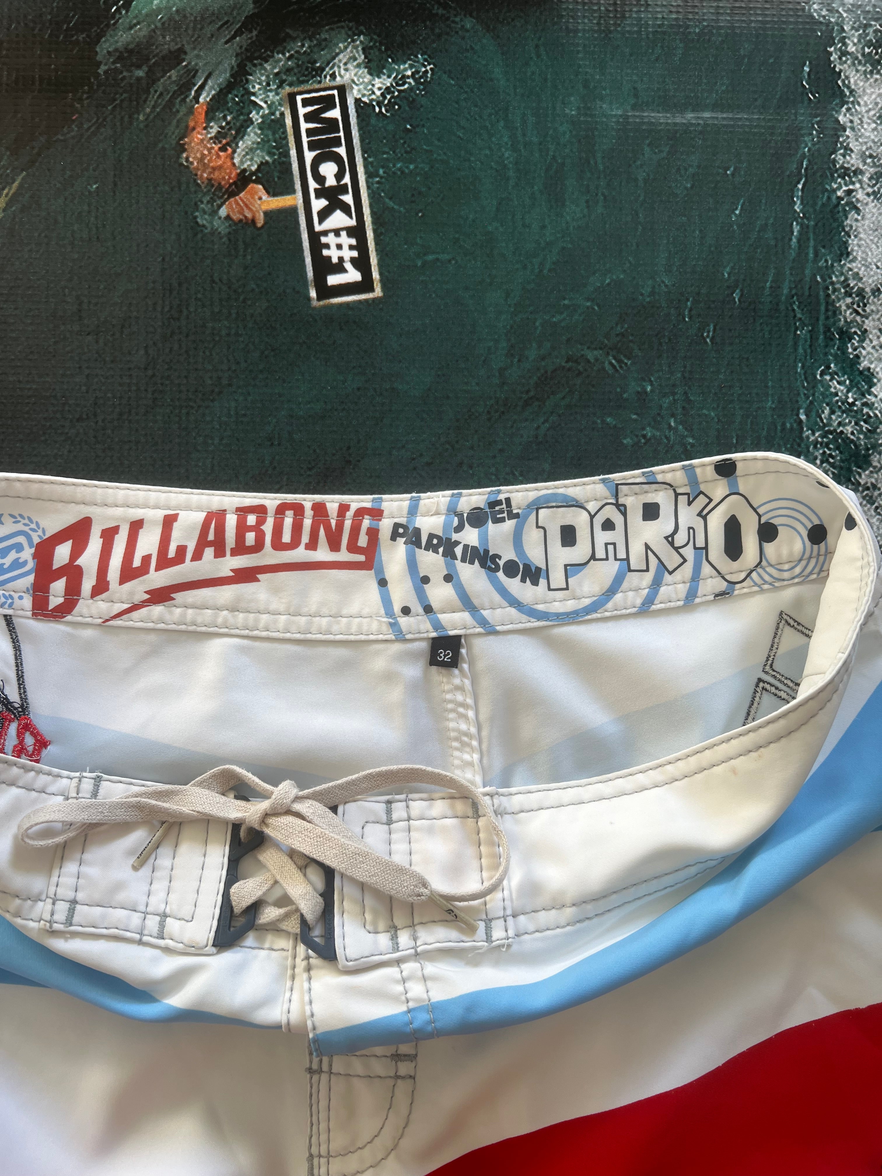 Y2K Billabong Joel Parko - OG Signature Series Boardshorts (32)